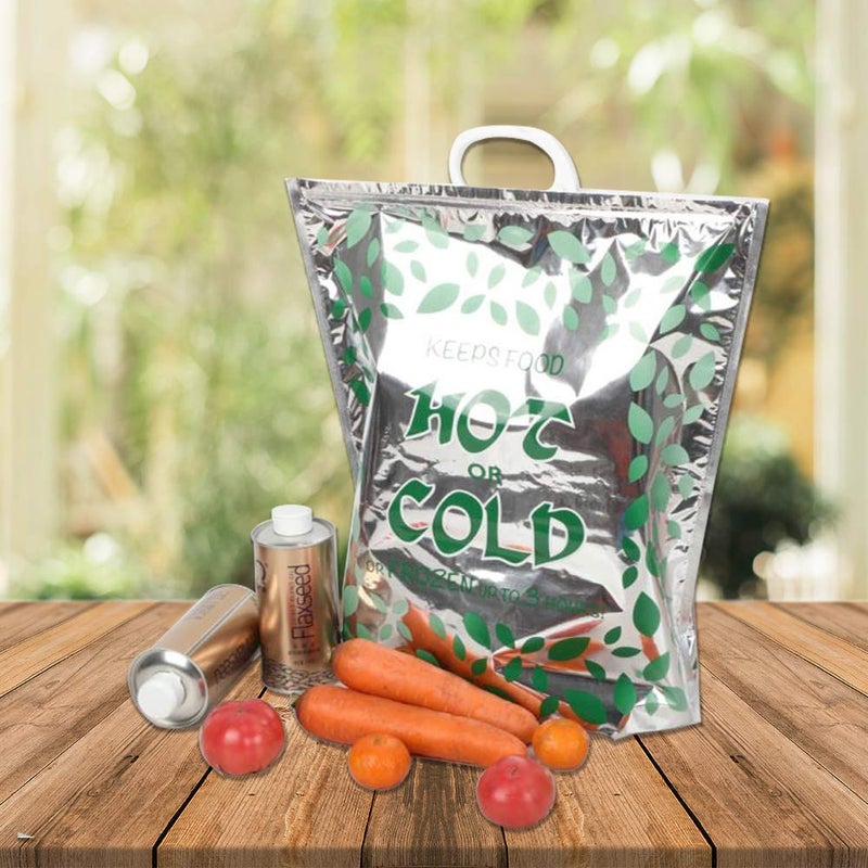 Ader Products 3 Hot Cold Food Bags, Large Size 16x18x6 inches, Reusable Insulated Thermal Cooler for Fruit/Meat/Vegetables, Ice-cold Beers & Beverages | Keeps Frozen Up to 3 Hours - Image 4